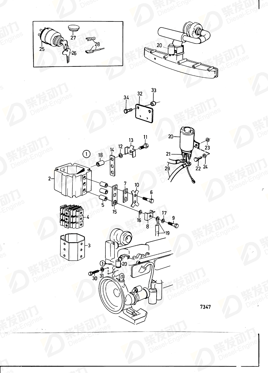 VOLVO Insulating sleeve 1507065 Drawing
